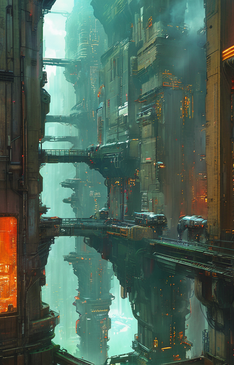 10376-710540558-masterpiece,best quality,_lora_tbh193-sdxl_0.9_,illustration,style of Michelangelo Buonarroti, cyberpunk city.png